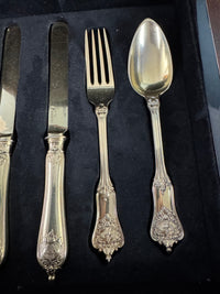 Vergoldetes Silber-Besteck, Rokoko Service, Kaiser Wilhelm II