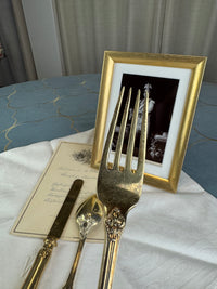 Vergoldetes Silber-Besteck, Rokoko Service, Kaiser Wilhelm II