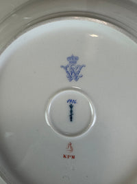 Kaiserliche Servierplatte aus dem Damaskus-Service – Kaiser Wilhelm II., datiert 1906