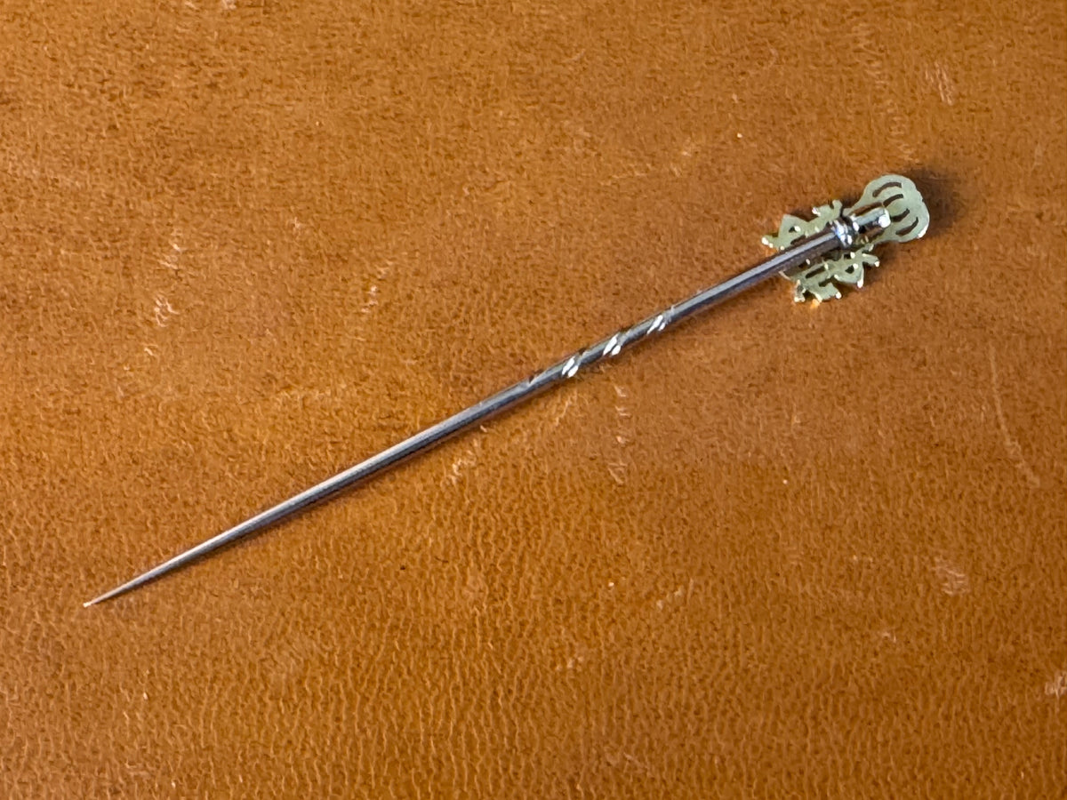 Anstecknadel aus Gold der herzoglichen Familie Sachsen-Meiningen, ca. 1890