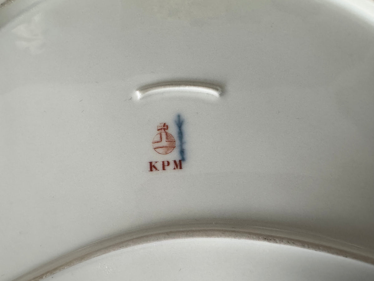 Halbmondschale von Ernst August von Hannover, KPM Berlin, Kaiserzeit