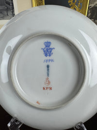 Tasse et soucoupe Neuosier, Kaiser Guillaume II, datées de 1894 et 1897