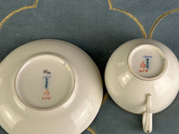 Kaiserliche Tasse mit Untertasse von S.M.Y. Hohenzollern, datiert 1900 + 1911 – Porzellan aus dem Besitz  Kaiser Wilhelm II.