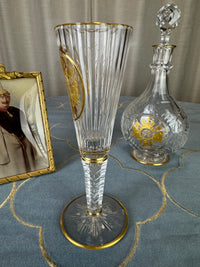 Champagnerglas, Gräflich Schaffgotsch’sche Josephinenhütte, Kaiser Wilhelm II, ca. 1912