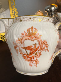 Neuosier Warmwasserkanne, Kaiser Wilhelm II., datiert 1902 und 1909