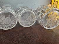 Six grands verres à eau, Guillaume II, vers 1890
