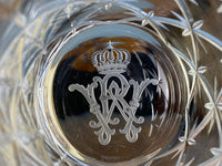 Vier große Wassergläser, Kaiser Wilhelm II, ca. 1890