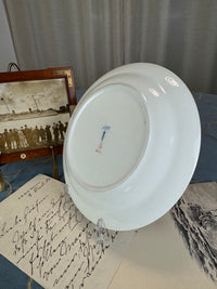 Kaiserlicher Dessertteller von S.M.Y. Hohenzollern, datiert 1899 – Porzellan aus dem Besitz Kaiser Wilhelm II.
