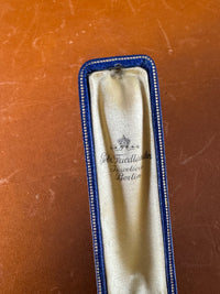 Anstecknadel aus 585 Gold mit echter Perle im originalen Etui von Friedländer Berlin
