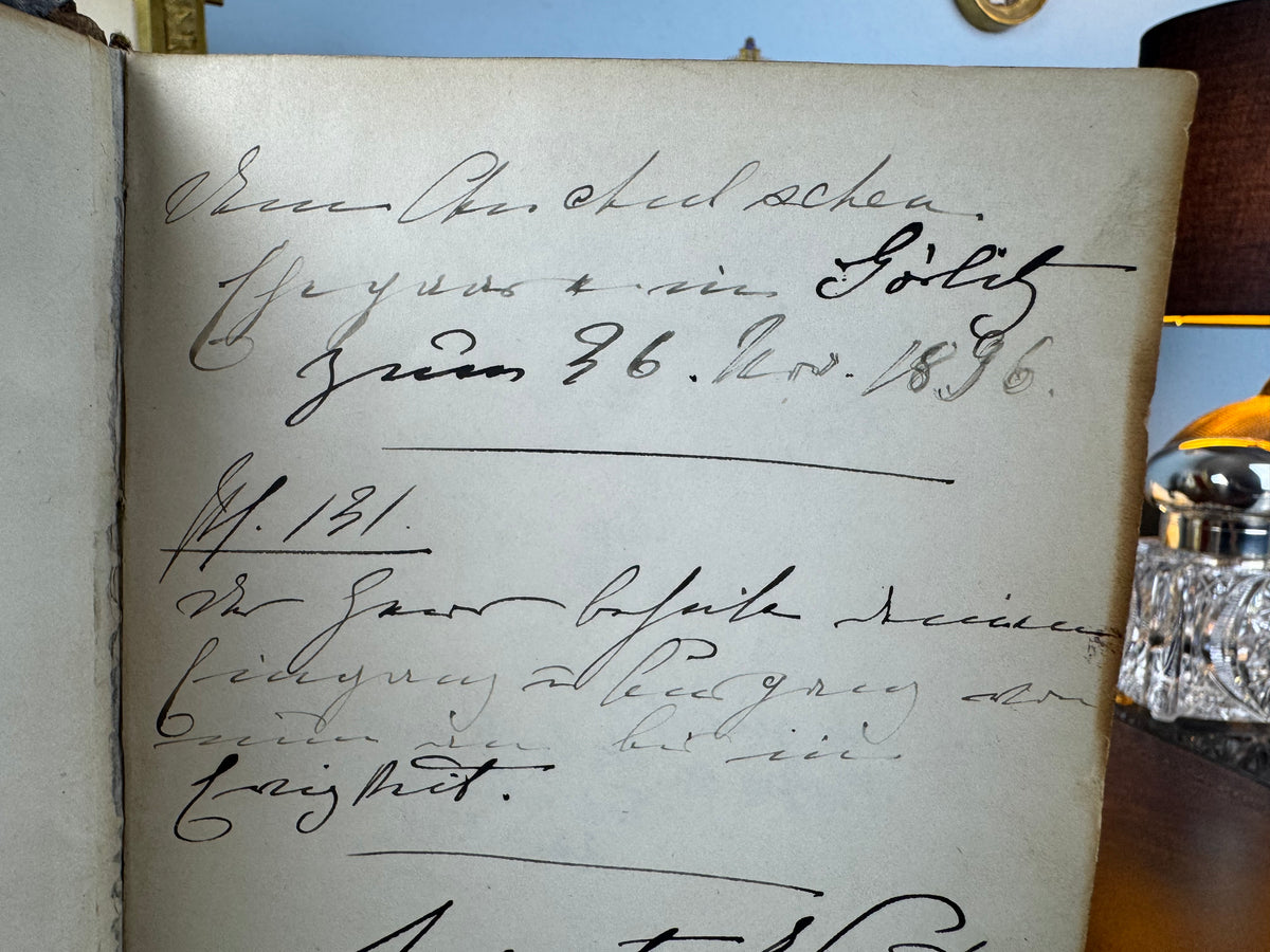 Kaiserin Auguste Victoria – Geschenk‑Bibel von 1896 mit Widmung