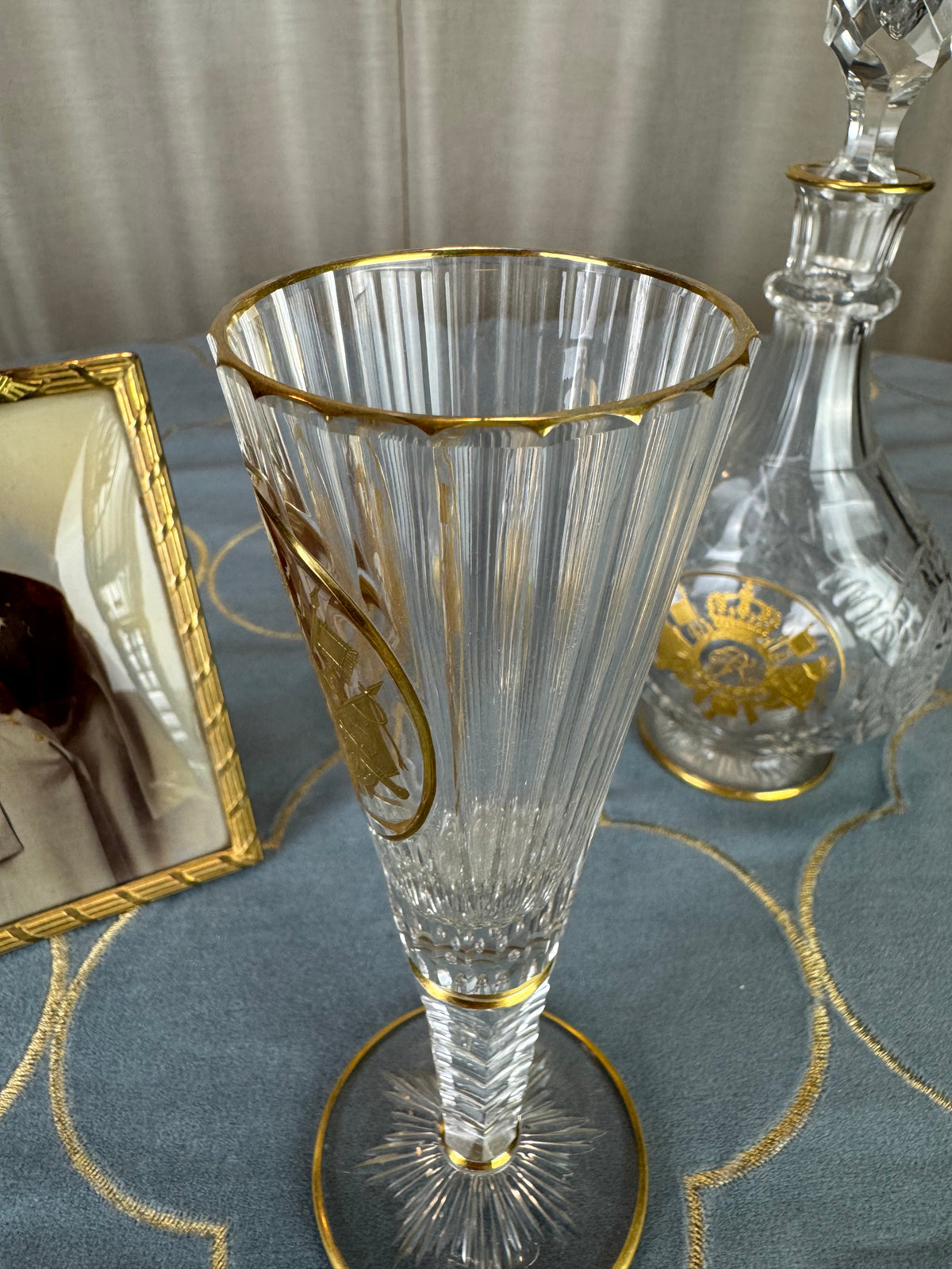Champagnerglas, Gräflich Schaffgotsch’sche Josephinenhütte, Kaiser Wilhelm II, ca. 1912
