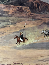 Palästina-Reise Kaiser Wilhelms II. – Friedrich Perlbergs Jerusalem-Aquarell