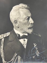 Silber-Geschenkrahmen Kaiser Wilhelm II - Foto mit originaler Unterschrift von 1931