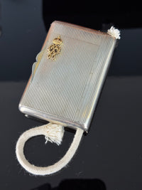 Silbernes Zigarettenetui aus dem Besitz von Kronprinz Wilhelm von Preußen mit Kaiserkrone,  J. B. Werner Berlin