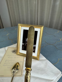 Vergoldetes Silber-Besteck, Rokoko Service, Kaiser Wilhelm II