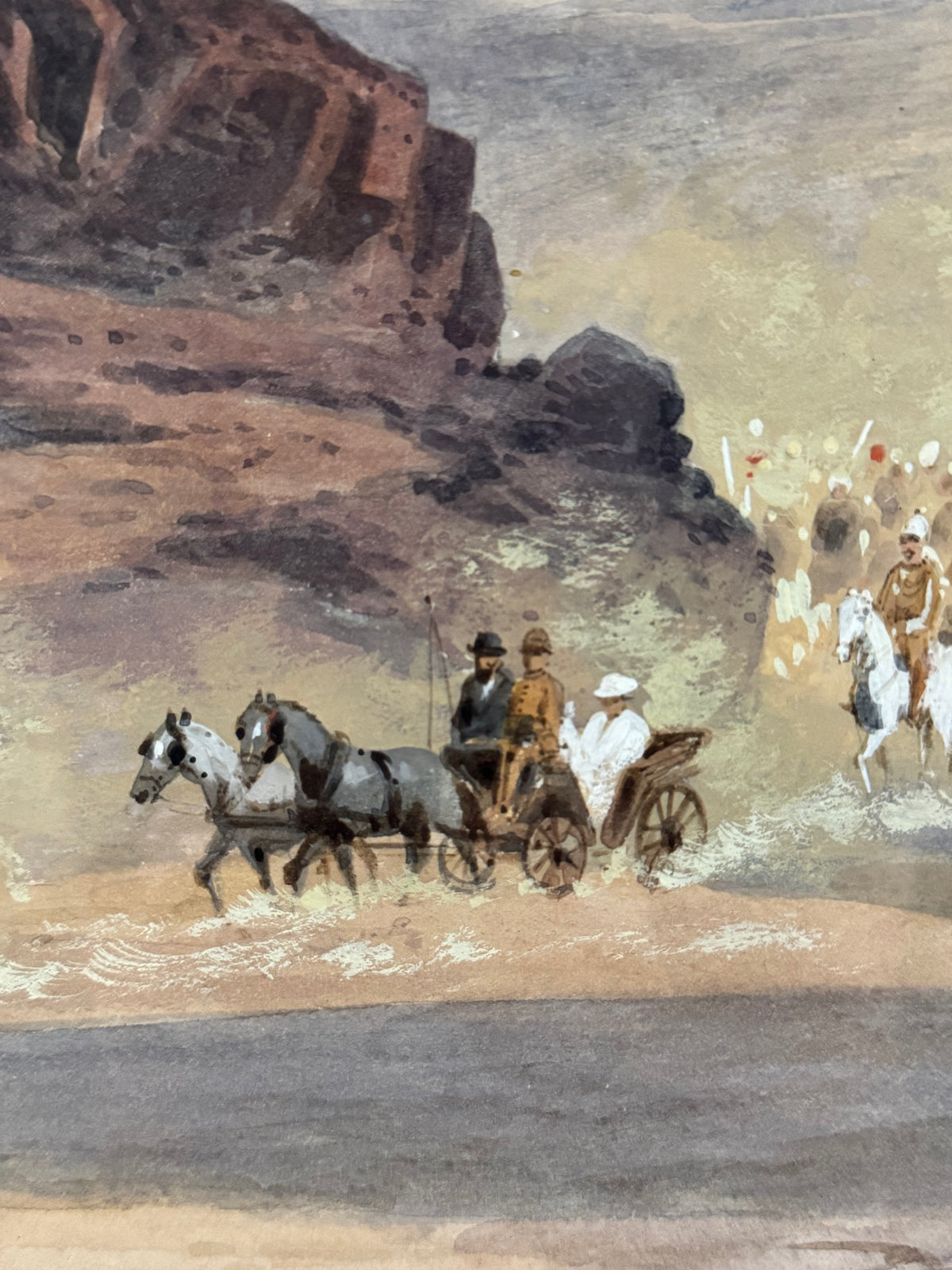 Palästina-Reise Kaiser Wilhelms II. – Friedrich Perlbergs Jerusalem-Aquarell