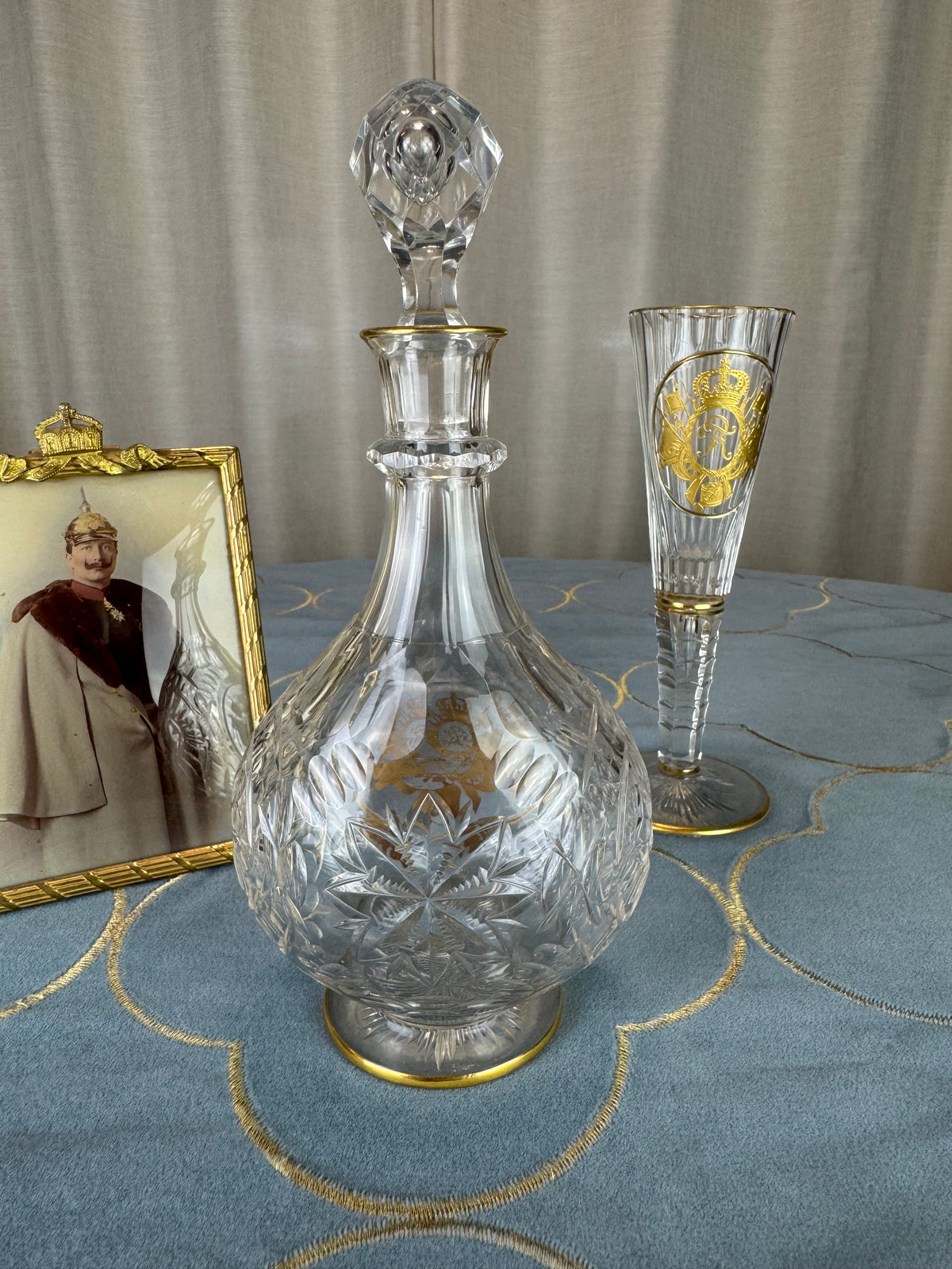 Karaffe, Gräflich Schaffgotsch’sche Josephinenhütte, Kaiser Wilhelm II, ca. 1912