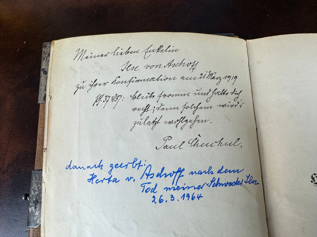 Kaiserin Auguste Victoria – Geschenk‑Bibel von 1896 mit Widmung