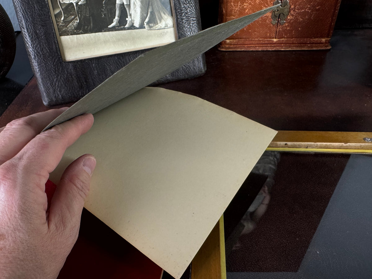 Silber-Geschenkrahmen Kaiser Wilhelm II - Foto mit originaler Unterschrift von 1931
