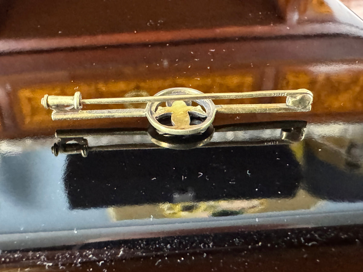 Krawattennadel von Kronprinzessin Cecilie von Preußen in Gold & Emaille