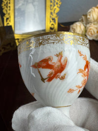Neuosier Eierbecher 1891 – Kaiser Wilhelm II., KPM Berlin, kaiserliches Porzellan