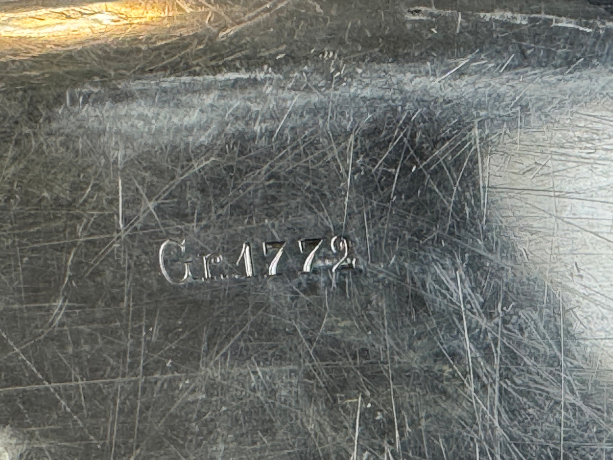Große Ovale Silberplatte, Kaiser Wilhelm II, Gebrüder Friedländer, datiert 1901
