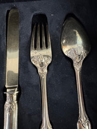 Vergoldetes Silber-Besteck, Rokoko Service, Kaiser Wilhelm II