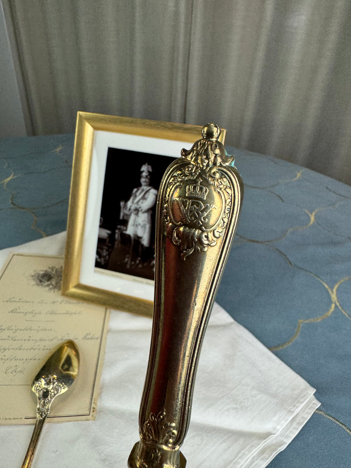 Vergoldetes Silber-Besteck, Rokoko Service, Kaiser Wilhelm II