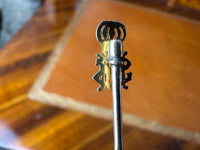 Anstecknadel aus Gold der herzoglichen Familie Sachsen-Meiningen, ca. 1890