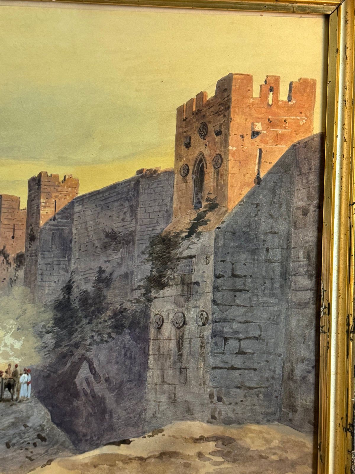Palästina-Reise Kaiser Wilhelms II. – Friedrich Perlbergs Jerusalem-Aquarell