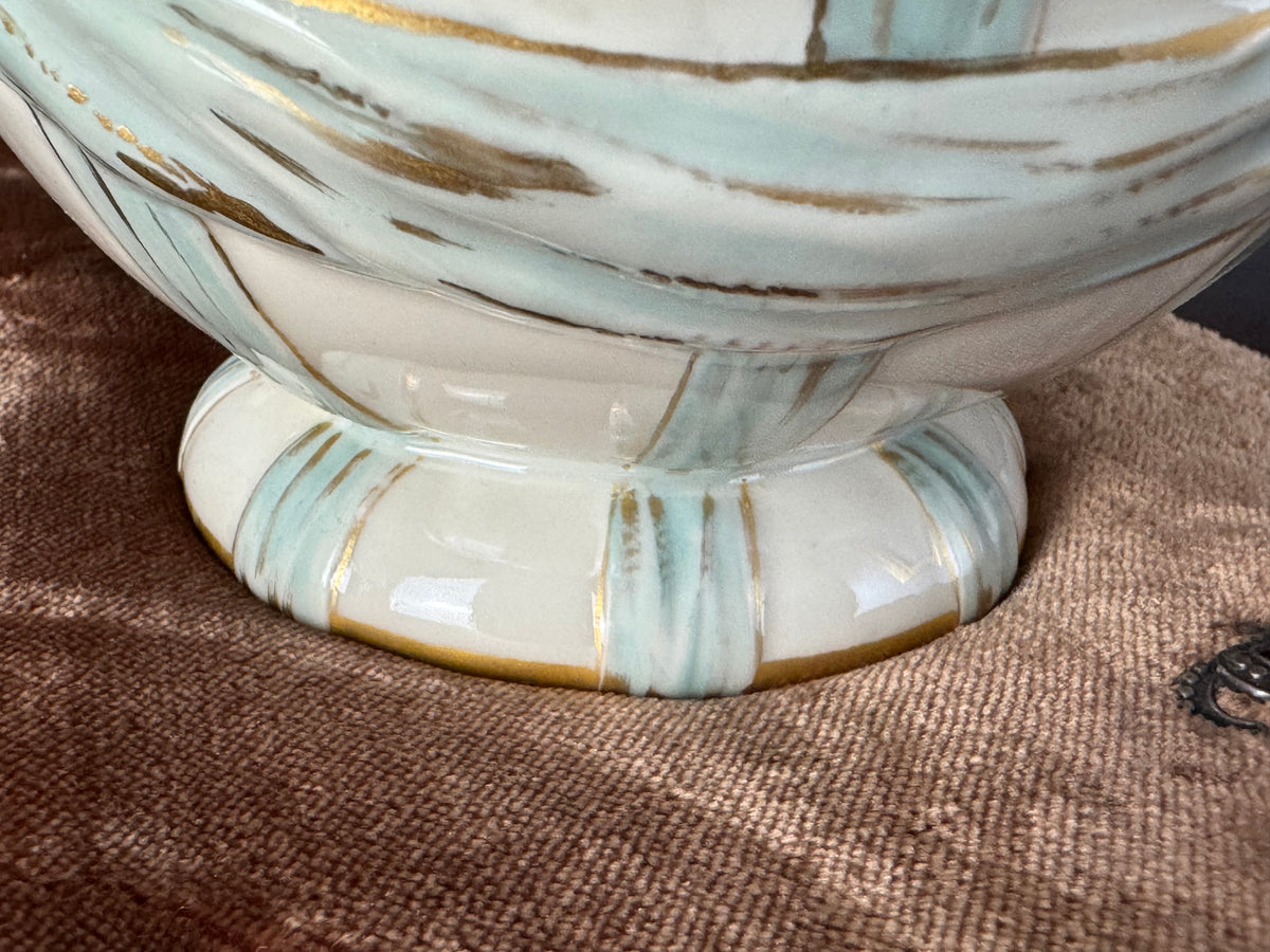 Deckelvase mit Monogramm der Kaiserin Auguste Victoria, KPM Berlin, um 1910