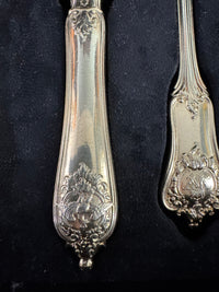 Vergoldetes Silber-Besteck, Rokoko Service, Kaiser Wilhelm II