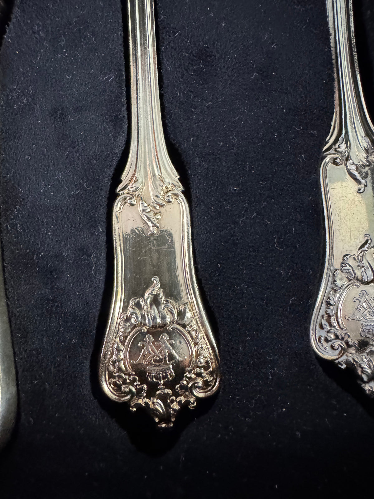 Vergoldetes Silber-Besteck, Rokoko Service, Kaiser Wilhelm II