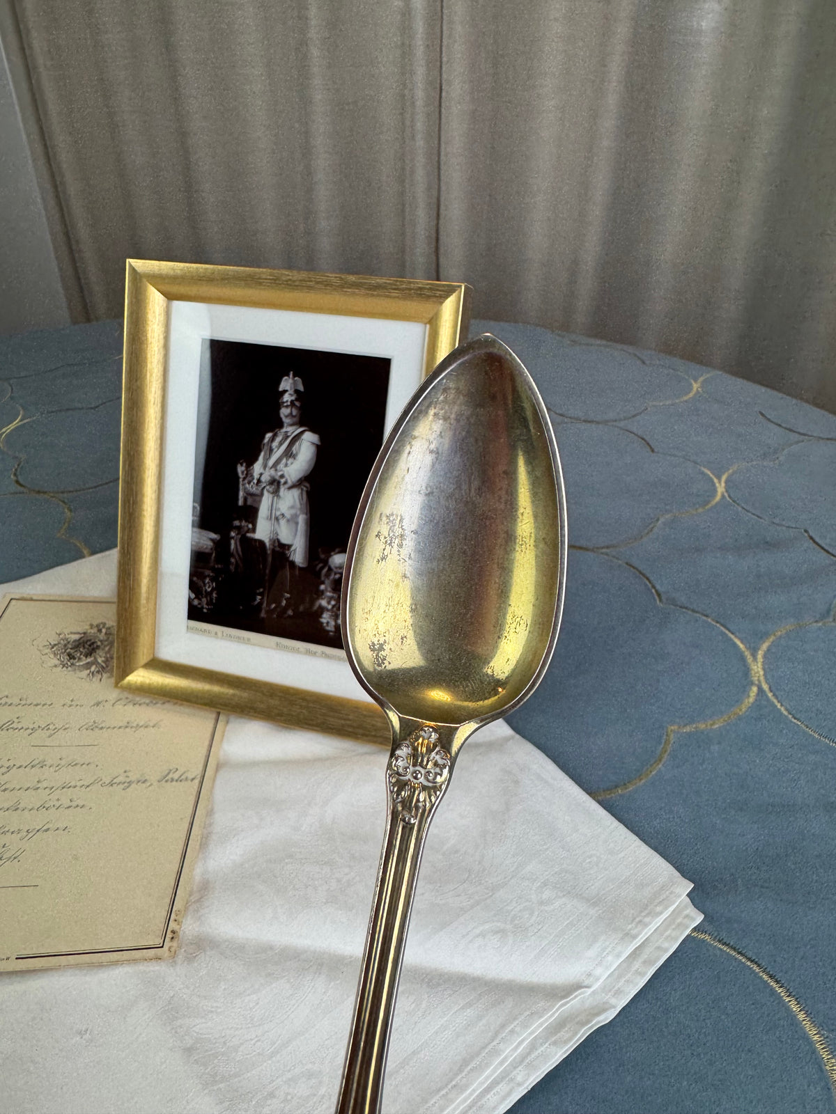 Vergoldetes Silber-Besteck, Rokoko Service, Kaiser Wilhelm II