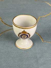 Kaiserlicher Eierbecher von S.M.Y. Hohenzollern, datiert 1904 – Porzellan aus dem Besitz  Kaiser Wilhelm II.