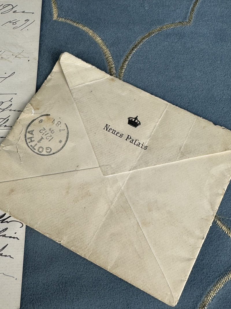 Originalbrief der Kaiserin Auguste Victoria vom 11. Dezember 1891