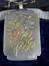 Insigne du 25e anniversaire du prince héritier Wilhelm – monogramme A & W, régiment de Hambourg, vers 1884
