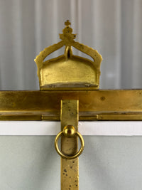 Großer feuervergoldeter Geschenkrahmen mit Widmungsportrait von Kaiser Wilhelm II., 1897