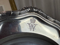 Große Silberplatte, Kaiser Wilhelm II, Vollgold, datiert 1901