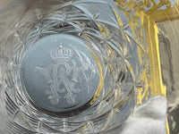 Six grands verres à eau, Guillaume II, vers 1890