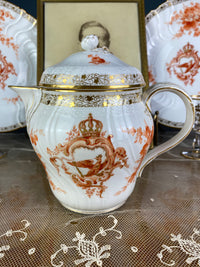 Neuosier Warmwasserkanne, Kaiser Wilhelm II, datiert 1901 + 1911