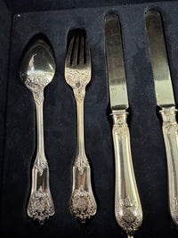 Vergoldetes Silber-Besteck, Rokoko Service, Kaiser Wilhelm II
