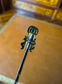 Anstecknadel aus Gold der herzoglichen Familie Sachsen-Meiningen, ca. 1890