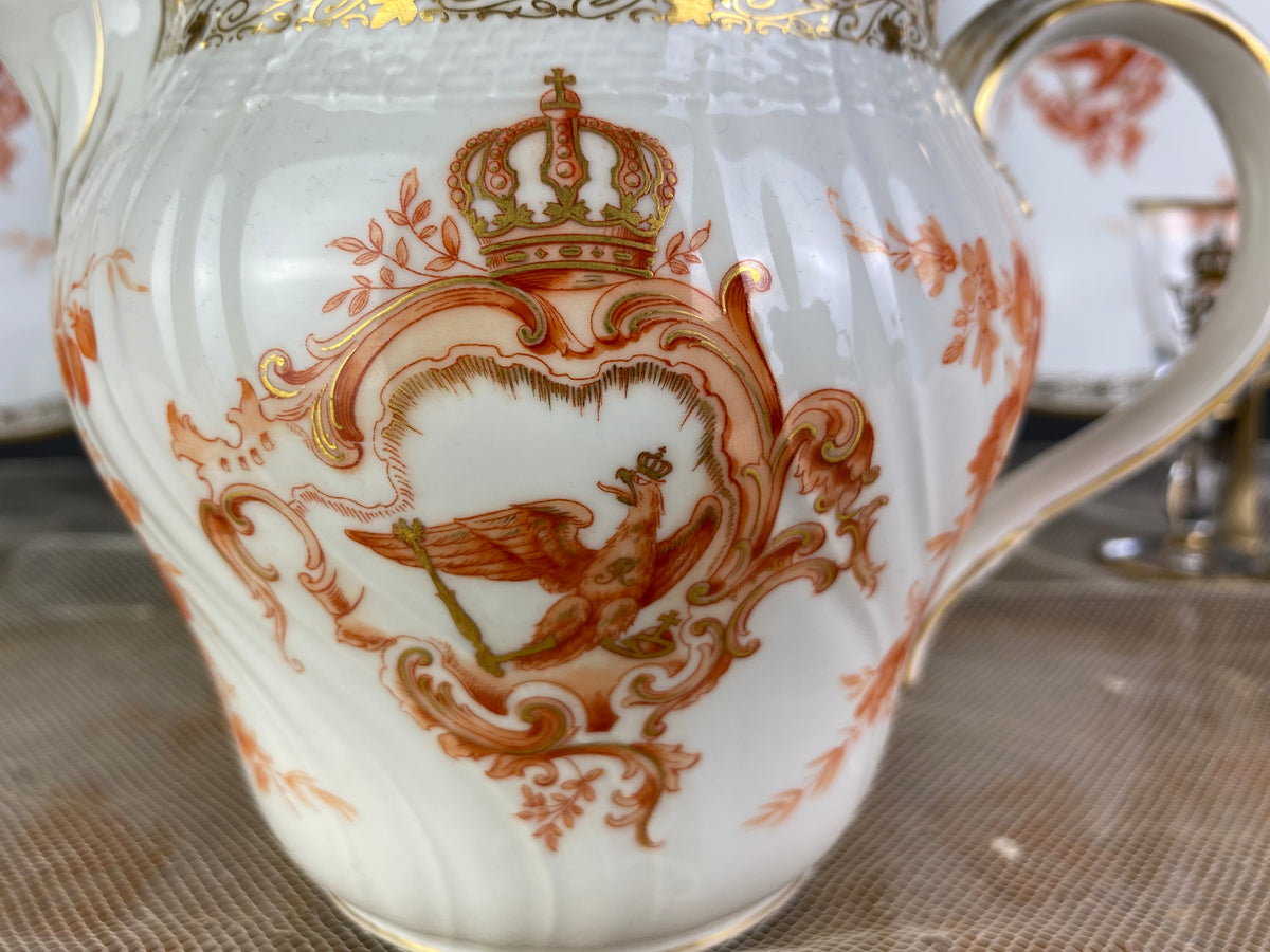 Neuosier Warmwasserkanne, Kaiser Wilhelm II, datiert 1901 + 1911