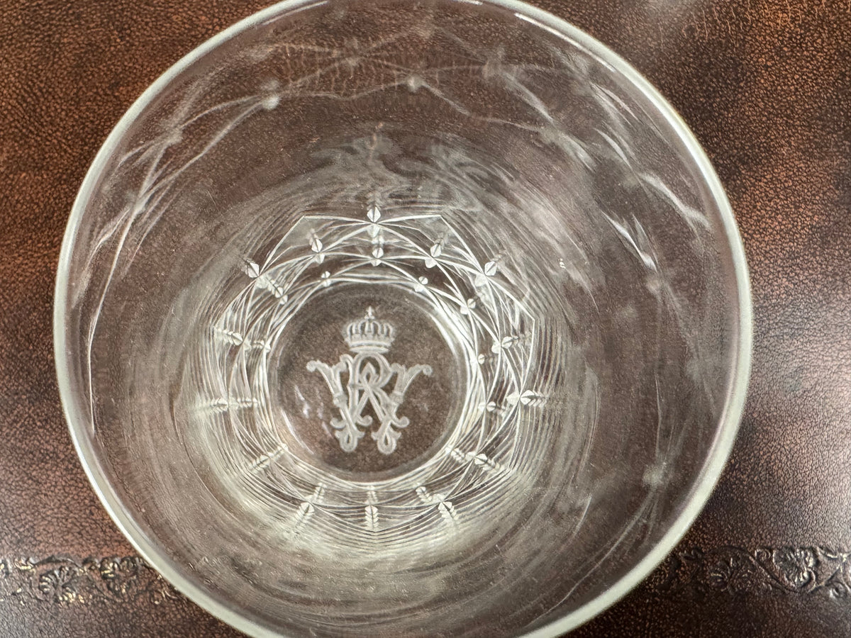 Six grands verres à eau, Guillaume II, vers 1890