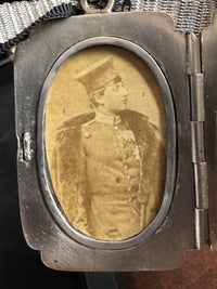 Insigne du 25e anniversaire du prince héritier Wilhelm – monogramme A & W, régiment de Hambourg, vers 1884
