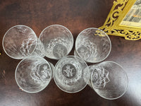 Six grands verres à eau, Guillaume II, vers 1890