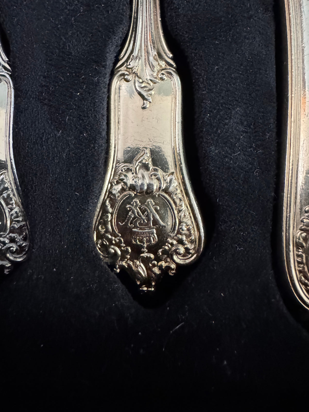 Vergoldetes Silber-Besteck, Rokoko Service, Kaiser Wilhelm II