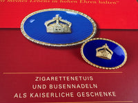 Geschenkbrosche, Kaiser Wilhelm II., ca. 1900