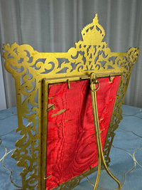 Feuervergoldeter Geschenkrahmen mit Portrait von Kaiserin Auguste Victoria, 1906